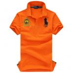 2014 ralph lauren t-shirt polo ville logo homme populaire 311 orange